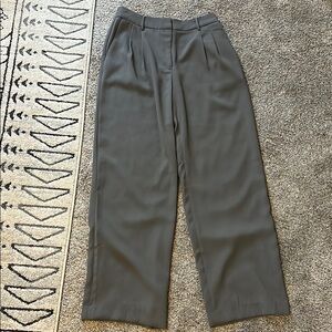 Grey High Rise Trouser